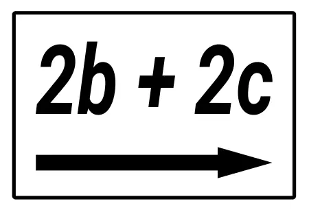 Wegweiser 2b + 2c Bild