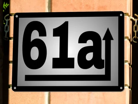 Wegweiser 61a um die Ecke Bild