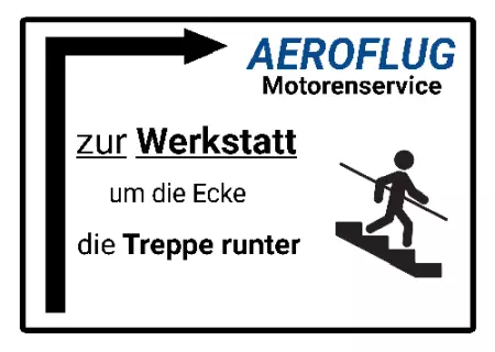 Wegweiser AEROFLUG Bild