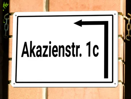Wegweiser Akazienstraße 1c Bild