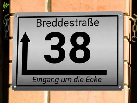 Wegweiser Breddestraße 38 Bild