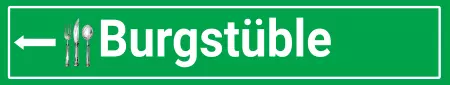 Wegweiser Burgstüble Bild