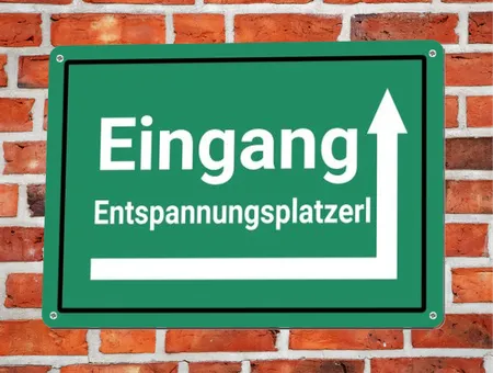  Wegweiser Entspannungsplatzerl Bild