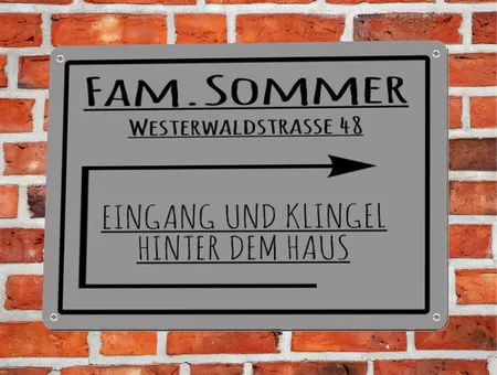 Wegweiser Fam. Somnmer Bild