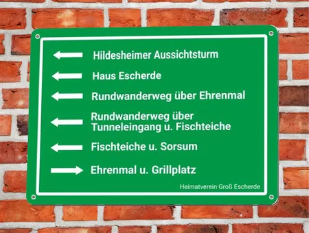Wegweiser Haus Echerde Bild