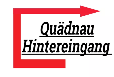 Wegweiser Hintereingang Bild