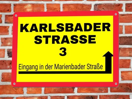 Wegweiser Karlsbader Strasse 3 Bild