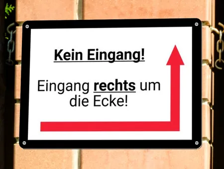 Wegweiser Kein Eingang! Bild