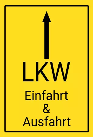 Wegweiser KKW Einfahrt Bild