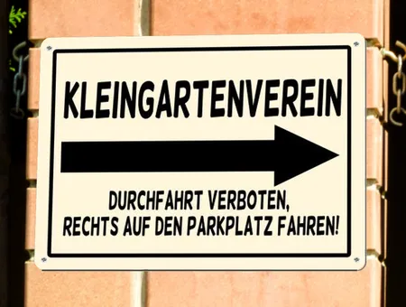 Wegweiser KLEINGARTENVEREIN Bild