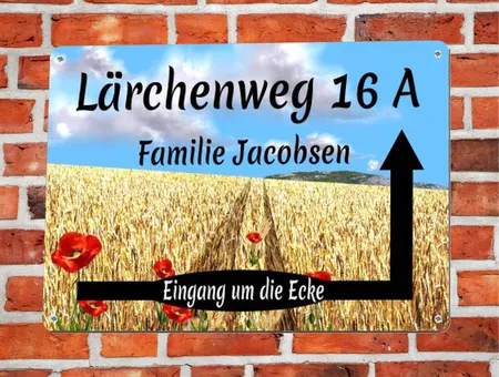 Wegweiser Lärchenweg 16 A Bild