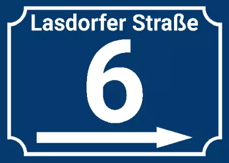 Wegweiser Lasdorfer Straße 6 Bild