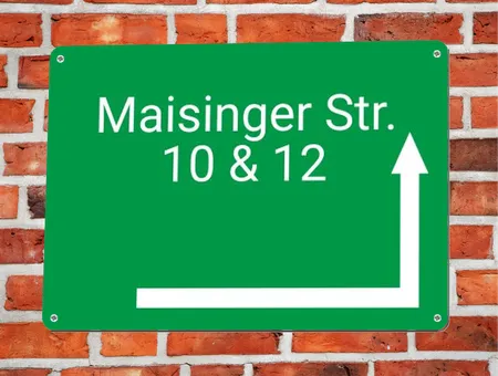 Wegweiser Maisinger Str. Bild