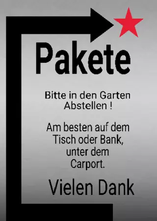 Wegweiser Pakete Bild