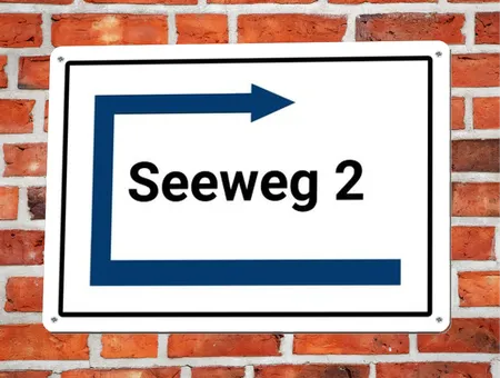 Wegweiser Seeweg 2 Bild