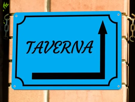 Wegweiser TAVERNA Bild