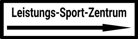 Wegweiser Zum Leistungssportzentrum Bild